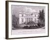 Hanover Lodge, Regent's Park, Marylebone, London, 1827-William Tombleson-Framed Giclee Print