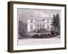 Hanover Lodge, Regent's Park, Marylebone, London, 1827-William Tombleson-Framed Giclee Print