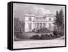 Hanover Lodge, Regent's Park, Marylebone, London, 1827-William Tombleson-Framed Stretched Canvas