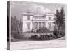 Hanover Lodge, Regent's Park, Marylebone, London, 1827-William Tombleson-Stretched Canvas