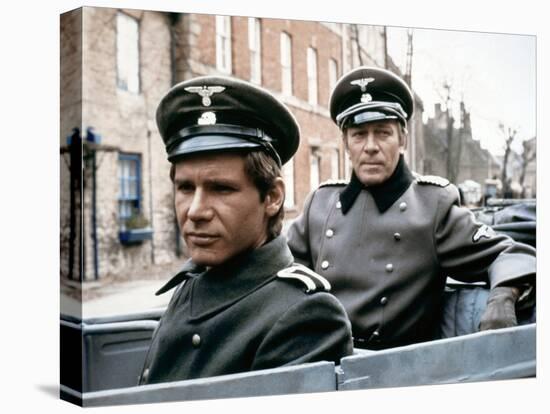 HANOVER STREET, 1979 directed by PETER HYAMS Harrison Ford and Christopher Plummer (photo)-null-Stretched Canvas