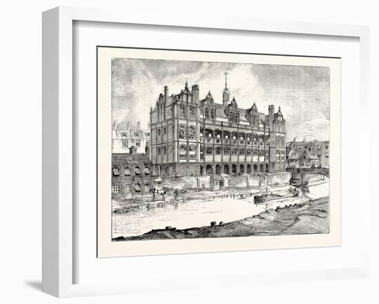 Hanover Street Schools. Back Towards Canal, UK-null-Framed Giclee Print
