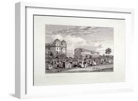 Hanover Terrace, Regent's Park, London, 1827-William Harvey-Framed Giclee Print