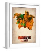 Hanover Watercolor Poster-NaxArt-Framed Art Print