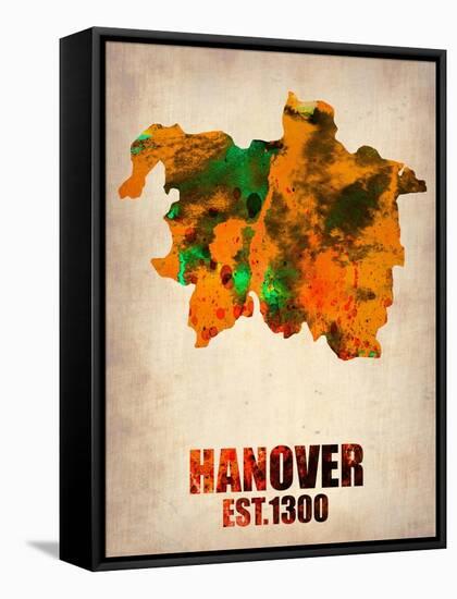 Hanover Watercolor Poster-NaxArt-Framed Stretched Canvas