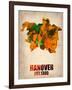 Hanover Watercolor Poster-NaxArt-Framed Art Print