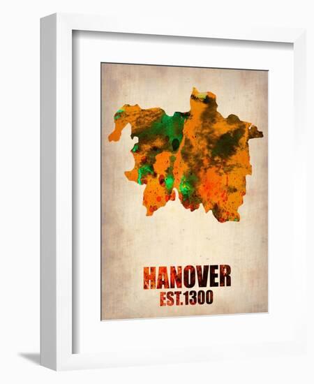 Hanover Watercolor Poster-NaxArt-Framed Art Print