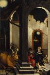 Malevolent Witch Bewitches a Groom in His Stable Before Doing Magic on the Horse-Hans Baldung Grien-Art Print