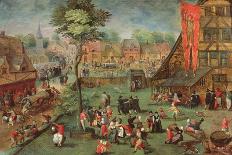 Country Amusements, 1592-Hans Bol-Framed Giclee Print