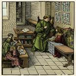 Christening of Maximilian I-Hans Burgkmair-Giclee Print