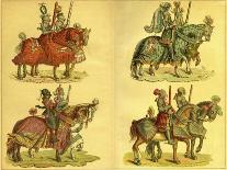 Flagbearers on horseback-Hans Burgkmair-Giclee Print