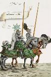 Flagbearers on horseback-Hans Burgkmair-Giclee Print