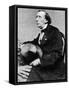 Hans Christian Andersen, Danish Author and Poet, Mid 19th Century-null-Framed Stretched Canvas