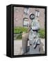 Hans Christian Andersen Statue, Copenhagen, Denmark, Scandinavia, Europe-Christian Kober-Framed Stretched Canvas