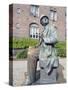 Hans Christian Andersen Statue, Copenhagen, Denmark, Scandinavia, Europe-Christian Kober-Stretched Canvas