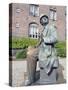 Hans Christian Andersen Statue, Copenhagen, Denmark, Scandinavia, Europe-Christian Kober-Stretched Canvas