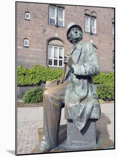 Hans Christian Andersen Statue, Copenhagen, Denmark, Scandinavia, Europe-Christian Kober-Mounted Photographic Print