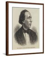 Hans Christian Andersen, the Danish Romance-Writer-null-Framed Giclee Print