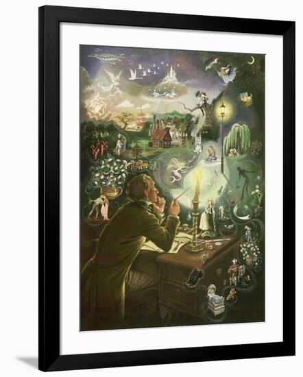 Hans Christian Andersen-Anne Grahame Johnstone-Framed Giclee Print