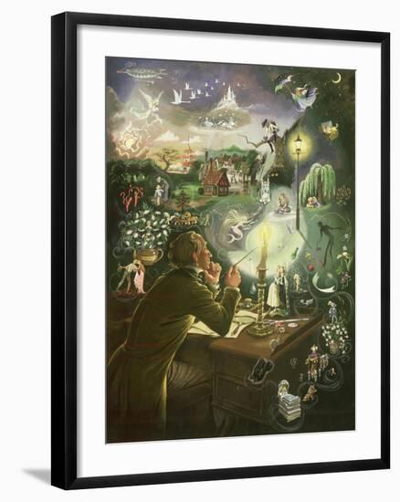 Hans Christian Andersen-Anne Grahame Johnstone-Framed Giclee Print