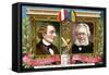 Hans Christian Anderson and Henrik Ibsen, C1900-null-Framed Stretched Canvas