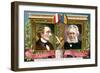 Hans Christian Anderson and Henrik Ibsen, C1900-null-Framed Giclee Print