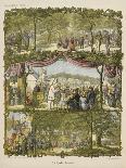 Scene from a Danish County Fair, "Fra Dyrehavsbakken", from a Broadsheet Published by Michaelsen…-Hans Christian Ley-Giclee Print