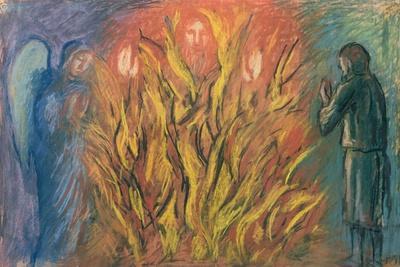 Moses & the burning bush, 1990