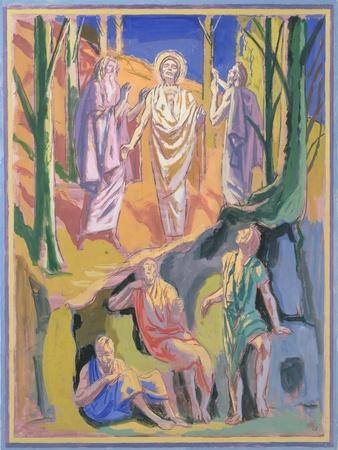 Study for mural of the Ascension, 1973