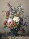 Still Life of Summer Flowers-Hans Hermann-Stretched Canvas