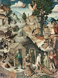 Mining Landscape, 1521-Hans Hesse-Framed Stretched Canvas