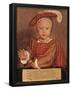 Hans Holbein d. J. (Portrait of Edward VI. as a child) Art Poster Print-null-Framed Poster