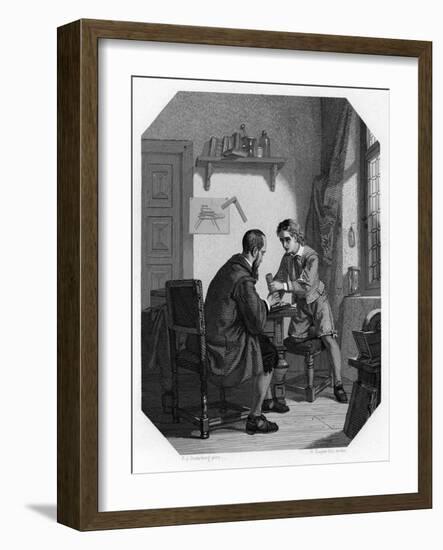 Hans Jansen and His Son Sacharias, C1870-H Sluyter-Framed Giclee Print