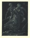 Death and the Maiden-Hans Leu-Lithograph