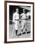 Hans Lobert, NY Giants, Joe Schultz Brooklyn Dodgers, Baseball Photo - New York, NY-Lantern Press-Framed Art Print