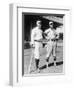 Hans Lobert, NY Giants, Joe Schultz Brooklyn Dodgers, Baseball Photo - New York, NY-Lantern Press-Framed Art Print