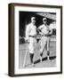 Hans Lobert, NY Giants, Joe Schultz Brooklyn Dodgers, Baseball Photo - New York, NY-Lantern Press-Framed Art Print