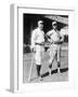 Hans Lobert, NY Giants, Joe Schultz Brooklyn Dodgers, Baseball Photo - New York, NY-Lantern Press-Framed Art Print