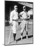 Hans Lobert, NY Giants, Joe Schultz Brooklyn Dodgers, Baseball Photo - New York, NY-Lantern Press-Mounted Art Print