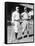 Hans Lobert, NY Giants, Joe Schultz Brooklyn Dodgers, Baseball Photo - New York, NY-Lantern Press-Framed Stretched Canvas