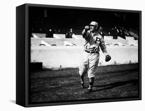 Hans Lobert, Philadelphia Phillies, Baseball Photo - New York, NY-Lantern Press-Framed Stretched Canvas