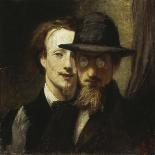 Double-Portrait of Marées / Lenbach, 1863-Hans Marées-Laminated Giclee Print