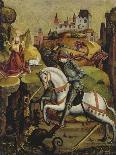 St. George Fighting the Dragon-Hans Mayr von Landshut-Framed Giclee Print