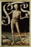 Skull, Right Hand Panel Reverse from the Triptych of Earthly Vanity and Divine Salvation, c.1485-Hans Memling-Giclee Print