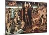 Hans Memling The recent court, Triptych, Middle panel: Maiestas Domini and Archangel Michael with s-null-Mounted Poster