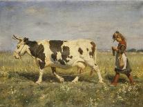 Off to Market-Hans Michael Therkildsen-Framed Stretched Canvas