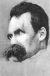 Friedrich Wilhelm Nietzsche, German Philospher and Writer-Hans Olde-Framed Stretched Canvas