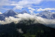 View from First to Bernese Alps, Grindelwald, Bernese Oberland, Canton of Bern, Switzerland, Europe-Hans-Peter Merten-Photographic Print