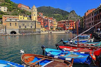 Vernazza, Italian Riviera, Cinque Terre, UNESCO World Heritage Site, Liguria, Italy, Europe