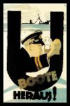The U-Boats Are Out-Hans Rudi Erdt-Art Print